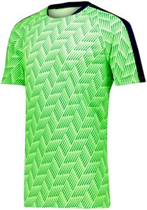 HighFive 322981 - Youth Hypervolt Jersey Lime Print/Navy