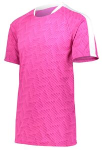 HighFive 322981 - Youth Hypervolt Jersey Power Pink Print/White