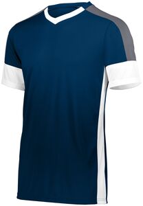 HighFive 322931 - Youth Wembley Soccer Jersey Navy/ White/ Graphite