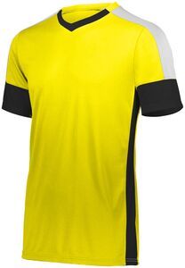 HighFive 322931 - Youth Wembley Soccer Jersey Power Yellow/ Black/ White