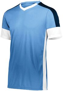 HighFive 322931 - Youth Wembley Soccer Jersey Columbia Blue/ White/ Navy
