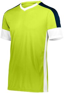 HighFive 322931 - Youth Wembley Soccer Jersey Lime/White/Navy