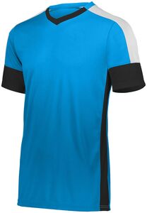 HighFive 322931 - Youth Wembley Soccer Jersey Power Blue/ Black/ White
