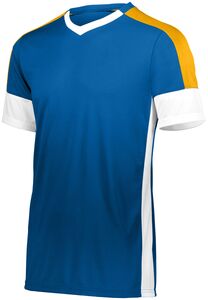 HighFive 322931 - Youth Wembley Soccer Jersey Royal/White/Athletic Gold