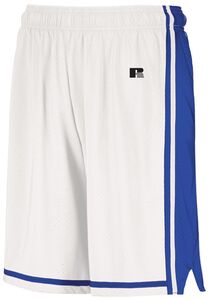 Russell 4B2VTB - Youth Legacy Basketball Shorts White/Royal