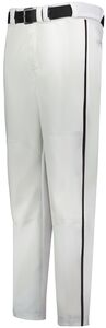 Russell R14DBB - Youth Piped Change Up Baseball Pant White/Black