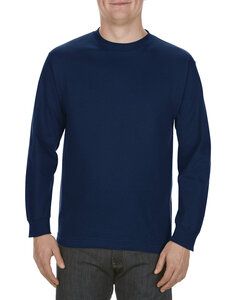 American Apparel AL1304 - Adult 6.0 oz., 100% Cotton Long-Sleeve T-Shirt Navy