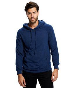 US Blanks US8899 - Unisex Long-Sleeve Pullover Hoodie Tri Navy