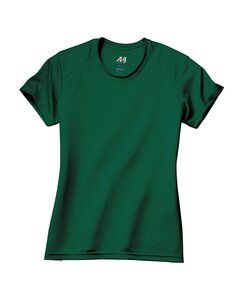 A4 NW3201 - Ladies Shorts Sleeve Cooling Performance Crew Shirt Forest Green