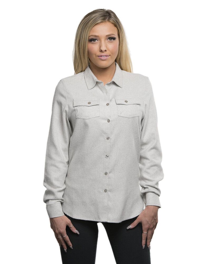 Burnside B5200 - Ladies Solid Flannel Shirt