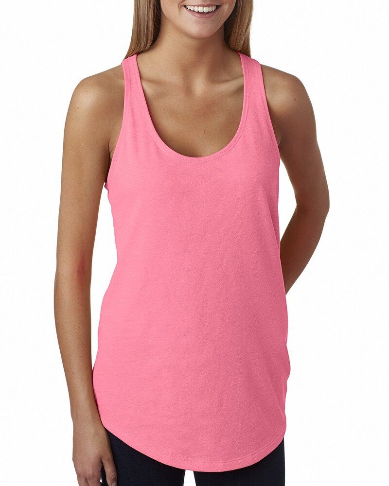 Next Level Apparel 6933 - Ladies French Terry Racerback Tank