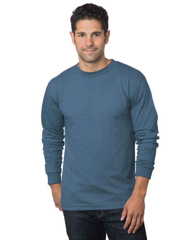 Bayside BA6100 - Adult 6.1 oz., 100% Cotton Long Sleeve T-Shirt