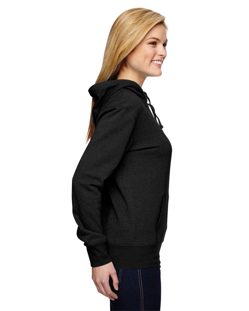 J. America JA8860 - Ladies Glitter French Terry Hooded Sweatshirt