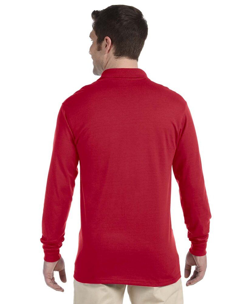 Jerzees 437ML - Adult SpotShield Long-Sleeve Jersey Polo