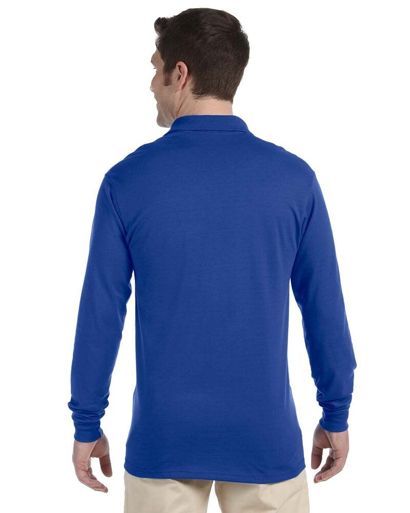 Jerzees 437ML - Adult SpotShield Long-Sleeve Jersey Polo