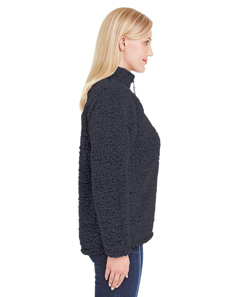 J. America JA8451 - Ladies Epic Sherpa 1/4 Zip