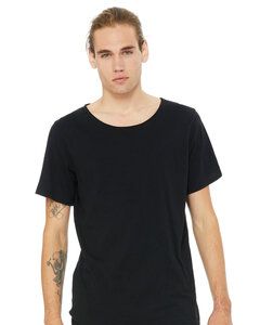 Bella+Canvas B3014 - Men's Jersey Raw Neck T-Shirt Black