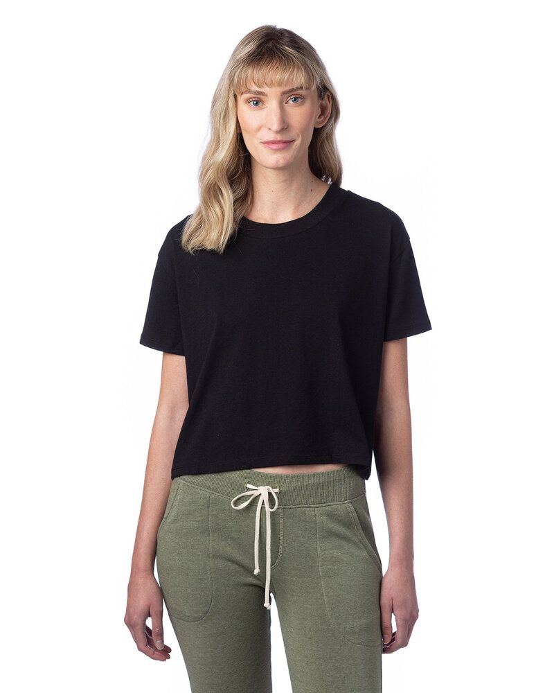 Alternative Apparel 5114C1 - Ladies Go-To Headliner Cropped T-Shirt