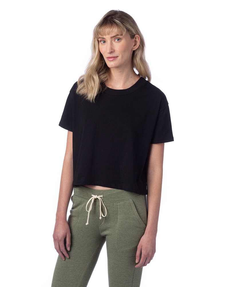 Alternative Apparel 5114C1 - Ladies Go-To Headliner Cropped T-Shirt