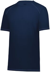 Augusta Sportswear 6843 - Youth Super Soft Spun Poly Tee Navy