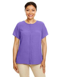 Devon & Jones DP612W - Ladies Perfect Fit  Short-Sleeve Crepe Blouse