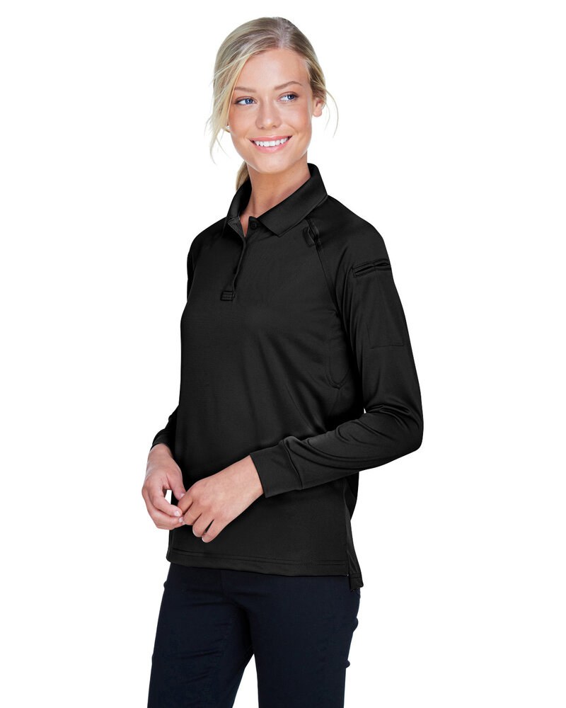 Harriton M211LW - Ladies Advantage Snag Protection Plus Long-Sleeve Tactical Polo