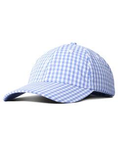 Fahrenheit F300 - Cotton Gingham Hat Light Blue/Wht