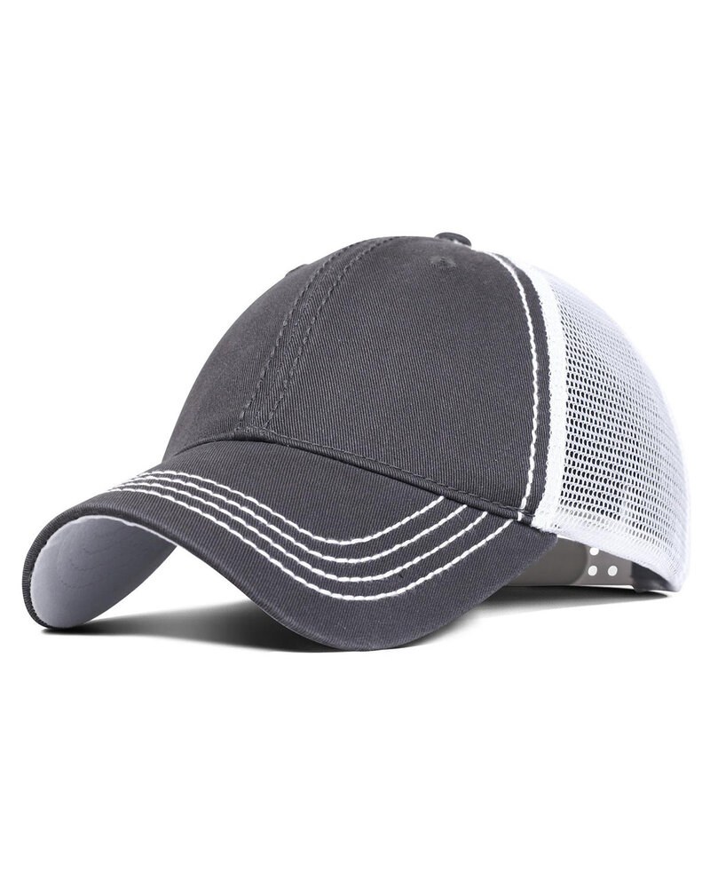 Fahrenheit F787 - Garment Washed Cotton Mesh Back Hat