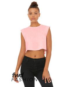 Bella+Canvas 8483B - FWD Fashion Ladies Festival Cropped Tank Pink Triblend