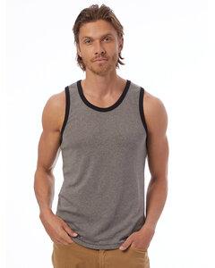 Alternative Apparel 5053BP - Unisex Vintage Jersey Keeper Tank Vin Coal/Blk