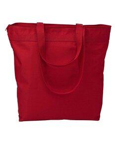 Liberty Bags 8802 - Recycled Zipper Tote Cardinal