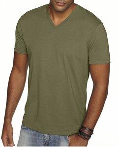 Next Level Apparel 6440 - Men's Sueded V-Neck T-Shirt Military Green