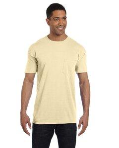 Comfort Colors 6030 - Garment Dyed Short Sleeve Shirt with a Pocket Banana