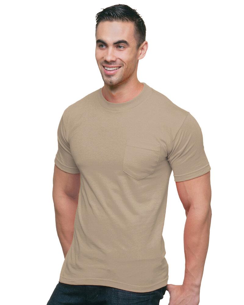 Bayside 3015 - Union-Made Short Sleeve T-Shirt with a Pocket