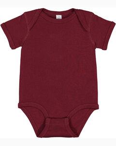 Rabbit Skins 4400 - Infant Baby Rib Bodysuit Maroon