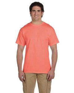 Fruit of the Loom 3931 - Heavy Cotton HD T-Shirt Retro Hth Coral