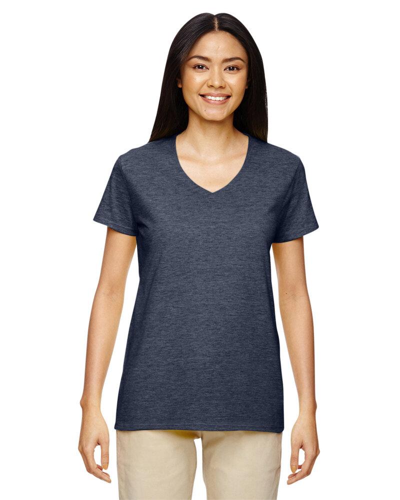 Gildan 5V00L - Ladies' Heavy Cotton V-Neck T-Shirt with Tearaway Label