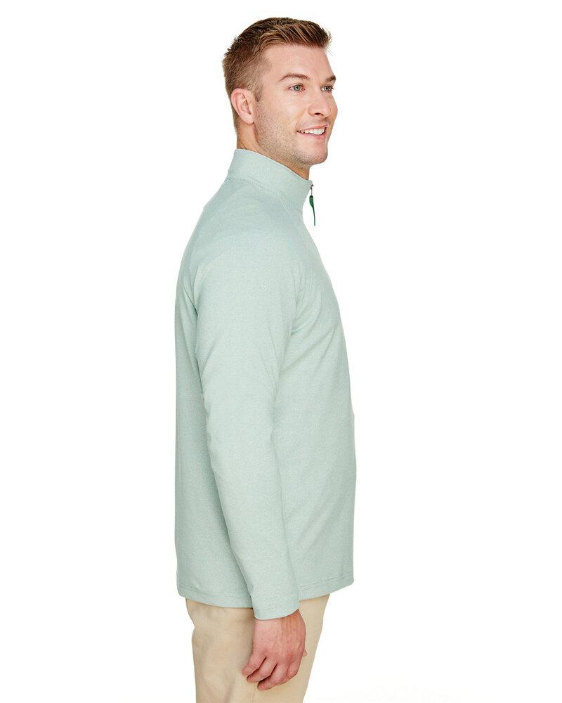 Devon & Jones DG480 - Men's CrownLux Performance Clubhouse Micro-Stripe Quarter-Zip