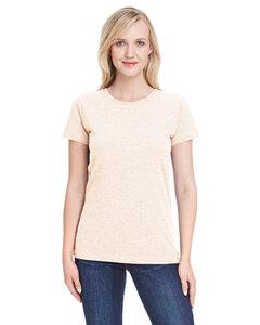 LAT 3516 - Ladies' Fine Jersey T-Shirt Natural Heather