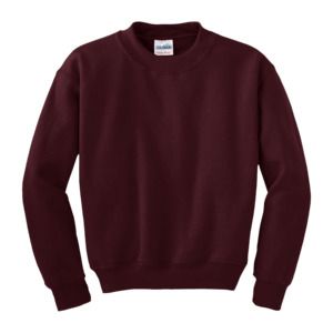 Gildan G180B - Heavy Blend Youth Fleece Crew Maroon