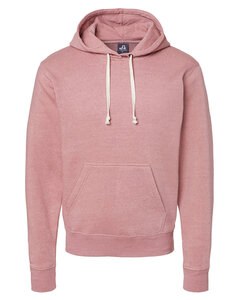 J. America JA8871 - Adult Triblend Pullover Fleece Hooded Sweatshirt Dusty Rose Tribl