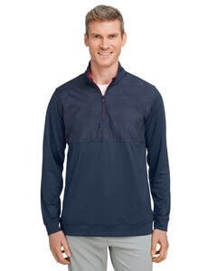 Puma Golf 537472 - Men's Volition Camo Cover Quarter-Zip Nvy Blz/Ski Pat