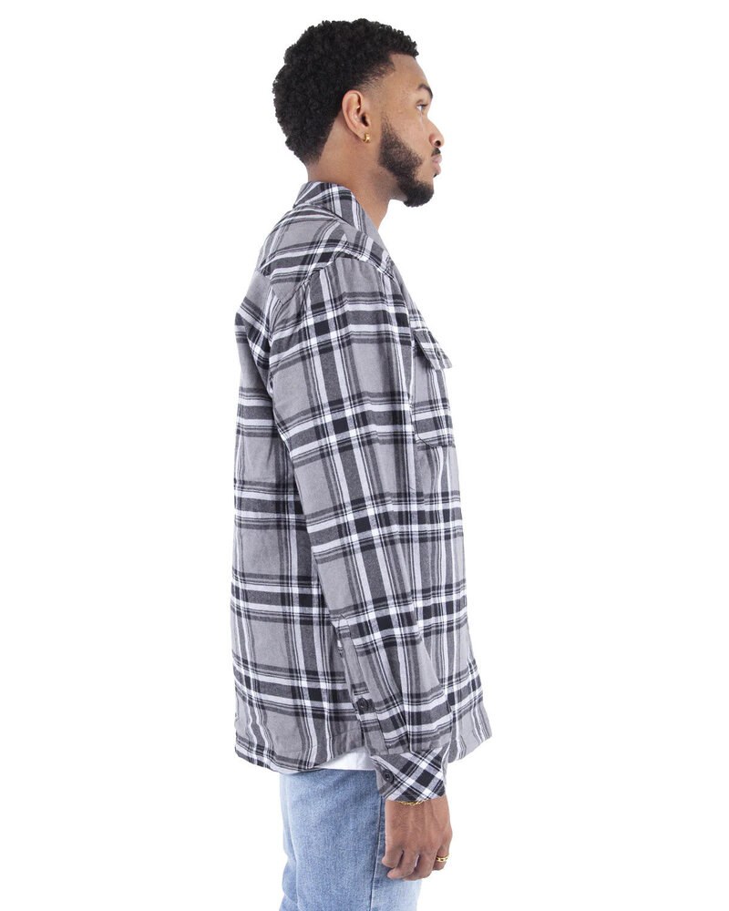 Shaka Wear SHPFJ - Men's Plaid Flannel Jacket