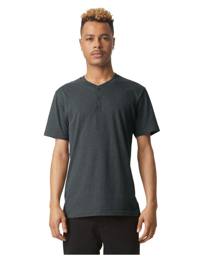 American Apparel 2004CVC - Unisex CVC Henley T-Shirt