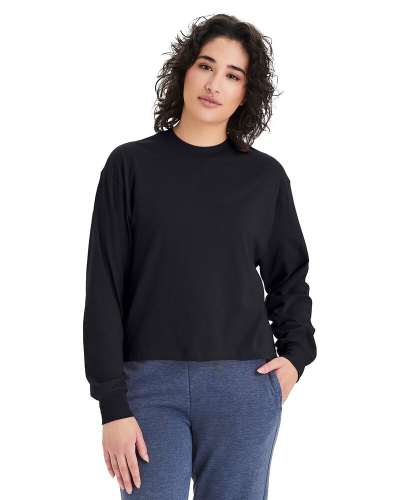 Alternative Apparel 1176C1 - Ladies Main Stage Long-Sleeve Cropped T-Shirt