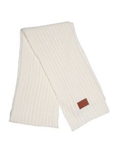 Leeman LG305 - Rib Knit Scarf Cream