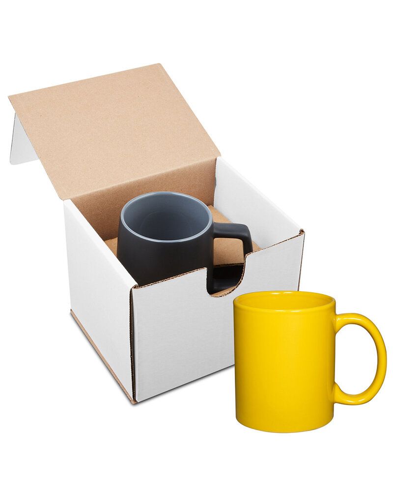 Prime Line GCM100 - 11oz Basic C Handle Ceramic Mug In Mailer