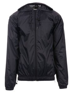 Burnside B9728 - Men's Nylon Hooded Coaches Jacket Navy