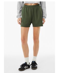 Bella+Canvas 3787 - Ladies Cutoff Sweatshort Military Green