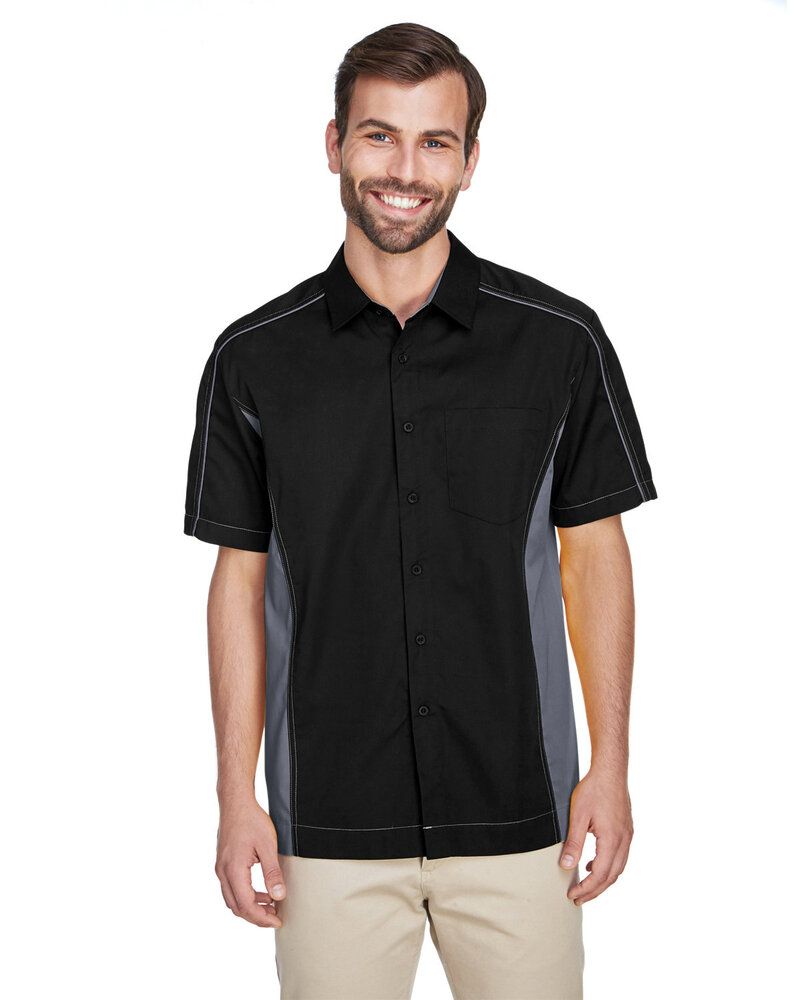 Ash City North End 87042T - Fuse Men's Color-Block Twill Shirts